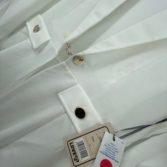 Women’s Cardigan Duster Long Sleeve Jacket Sz L NWT blazer romantic - Picture 3 of 4